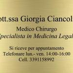 Medico Dott.ssa Giorgia Ciancolini Viterbo